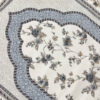 Islamic Thin Prayer Mat Sajadah in Chenille Floral