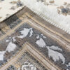 Islamic Thin Prayer Mat Sajadah in Chenille Floral