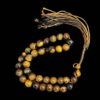 Islamic Tiger Eye Rosary Crafted with 33 Prayer Beads Tasbih