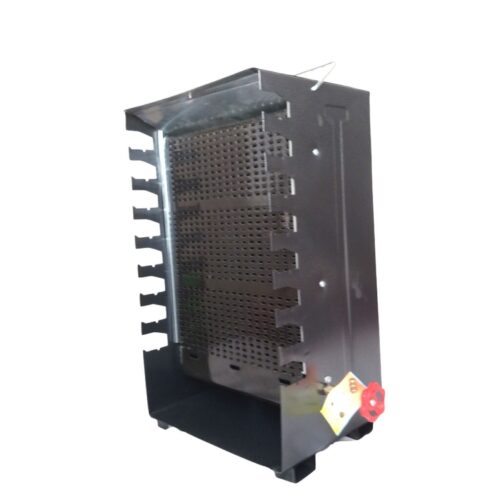 Vertical Kebab Gas Grill Burner – One-Sided with 8-Skewer Stand