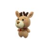 Amigurumi Stuffed Deer Animal – Handmade Crochet Plush Toy | Gentle & Cuddly