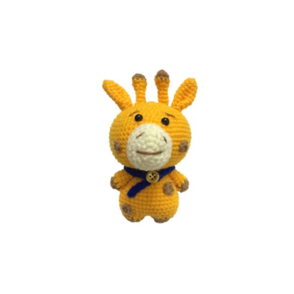 Amigurumi Stuffed Giraffe Animal – Handmade Crochet Plush Toy | Charming & Cozy