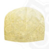 Knitted Turkish Kufi Taqiyah - Muslim Prayer Headwear Hat in Yellow