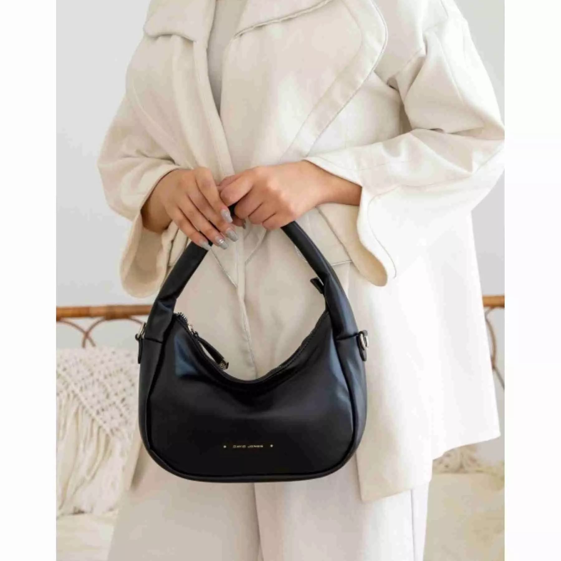 Leather Slouchy Bag – Hobo Style, Model David