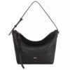 Leather Slouchy Bag - Hobo Style, Model Snake