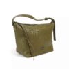 Leather Slouchy Bag - Hobo Style, Model Snake