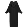 Loose Fit Abaya for Muslim Women in Black