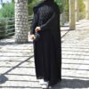 Loose Fit Abaya for Muslim Women in Black