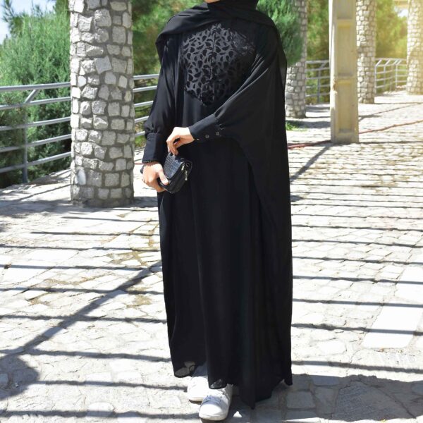 Loose Fit Abaya for Muslim Women in Black