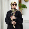 Loose Fit Abaya for Muslim Women with Belt in Black