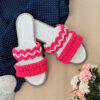 Macrame Flat Slippers for Women Handmade Model Delban