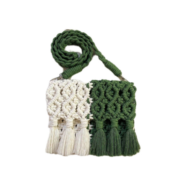 Macrame Sling Bag Handwoven for Women Model Baran