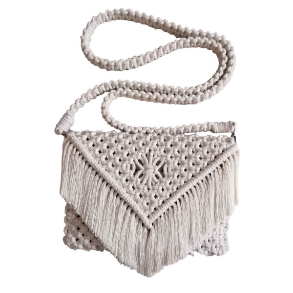 Macrame Sling Bag for Women Handwoven Model Gandom