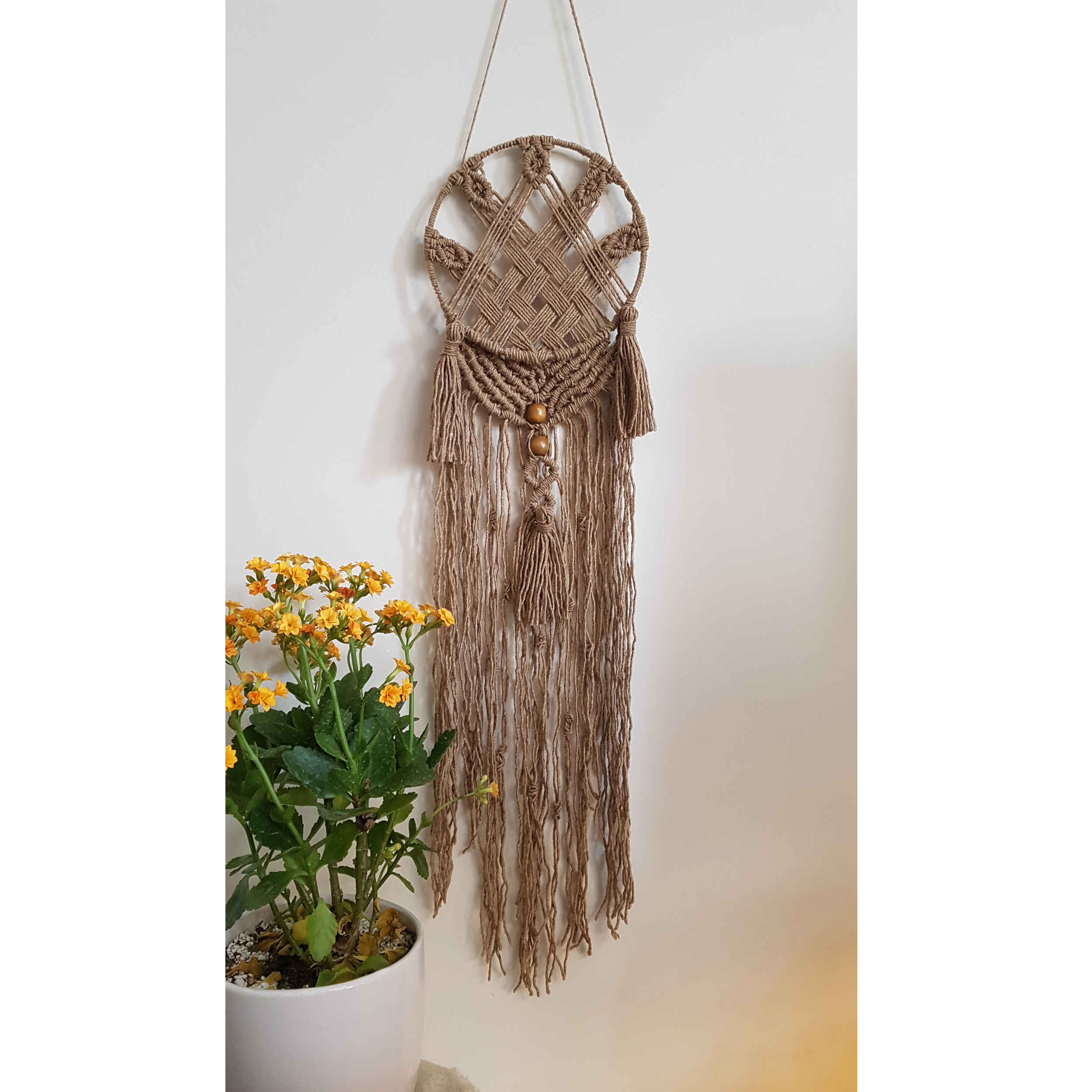 Macrame Wall Hanging Tapestry Art Bohemian Model Dream Catcher