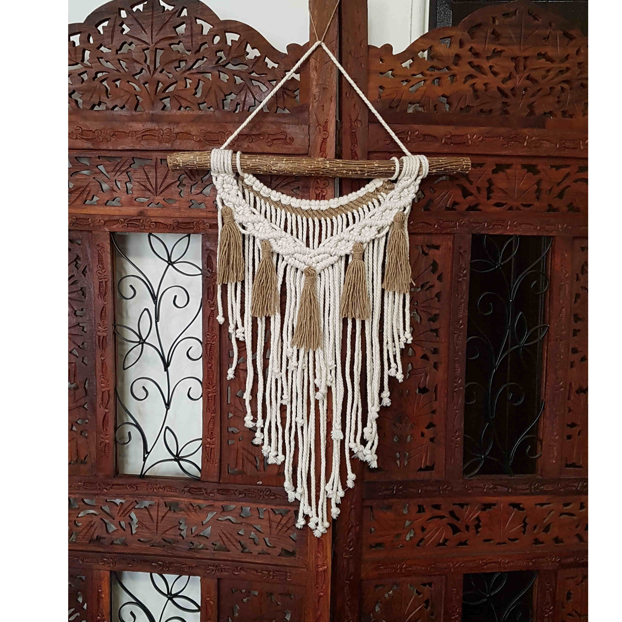 Macrame Wall Hanging Tapestry Art Bohemian Model MacHang