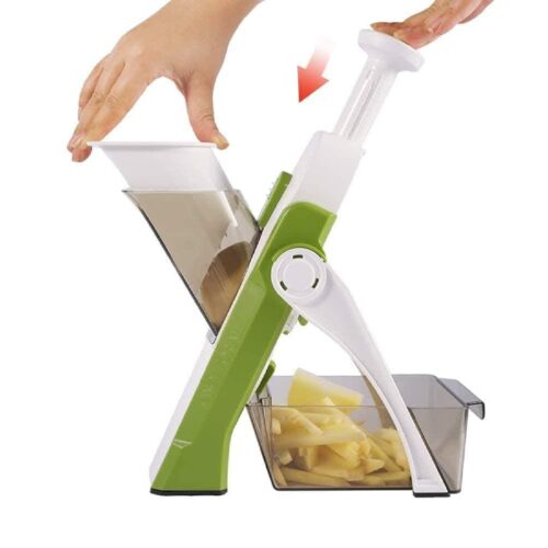 Manual Vegetable Hand Chopper & Slicer for Kitchen
