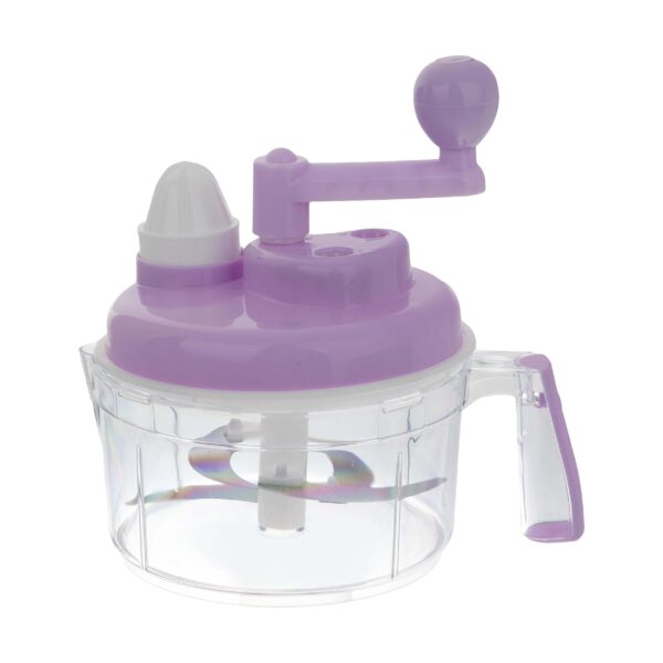 Manual Vegetable Hand Chopper & Juicer with Plastic Handle