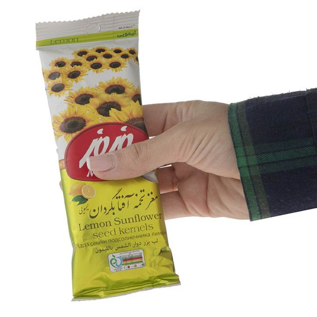 Maz Maz Lemon Flavored Sunflower Seed Kernels Snack – 35g (x10)