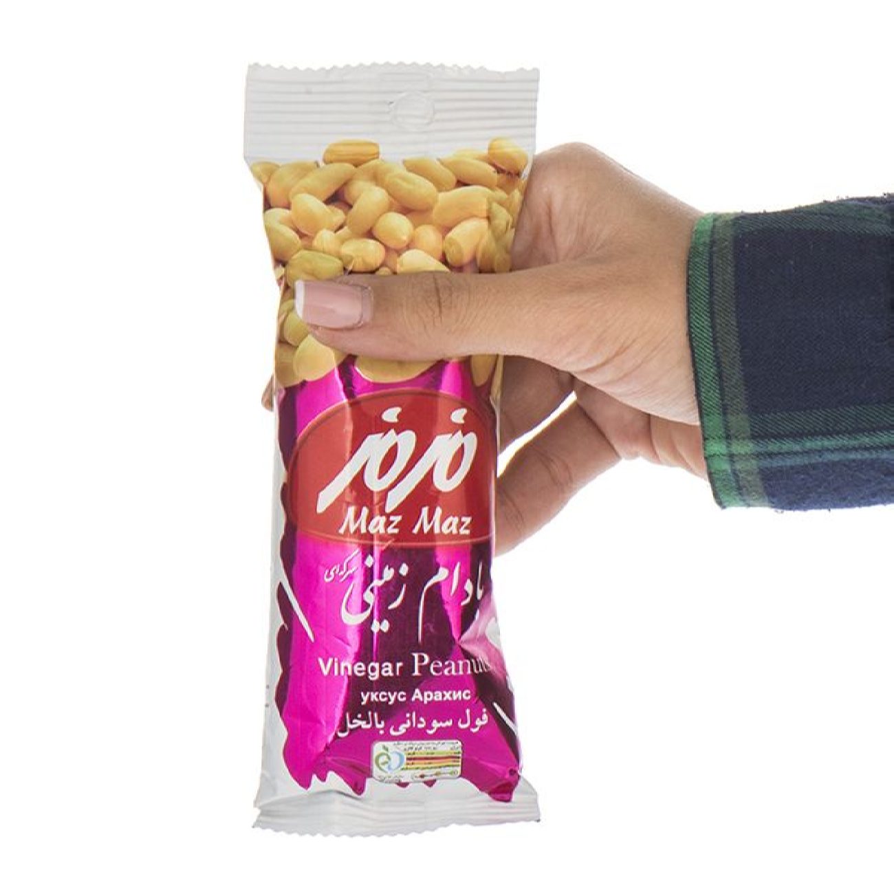 Maz Maz Vinegar-Flavored Peanuts 35g (10x)