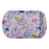 Melamine Serving Tray Durable & Lightweight Summer Drinks set of 3