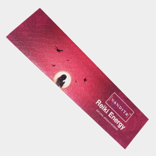 Nandita Reiki Energy Incense Sticks – Handmade, 30 Sticks (Pack of 4)