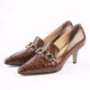 Natural Leather Pump Heels Pointed Toe for Women Model Jeannette