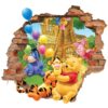 Nursery 3D Wall Sticker for Baby's Room Model Pooh and Friends
