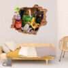 Nursery 3D Wall Sticker for Baby's Room with Angry Birds Design