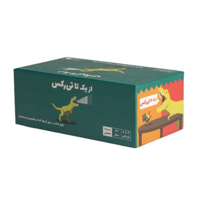 On a Scale of One to T-Rex Playing Card Game  (Farsi)