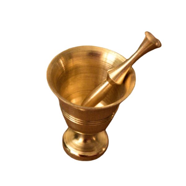 Persian Brass Mortar & Pestle Set for Your Kitchen