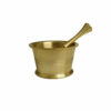 Persian Brass Mortar & Pestle for Grinding & Pounding Spices Model Anushirvan