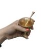 Persian Brass Mortar & Pestle for Grinding & Pounding Spices Model Neda