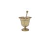 Persian Brass Mortar & Pestle for Grinding & Pounding Spices Model Neda