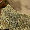 Foldable Brass Quran Rehal Stand Holder with Engraved Deign