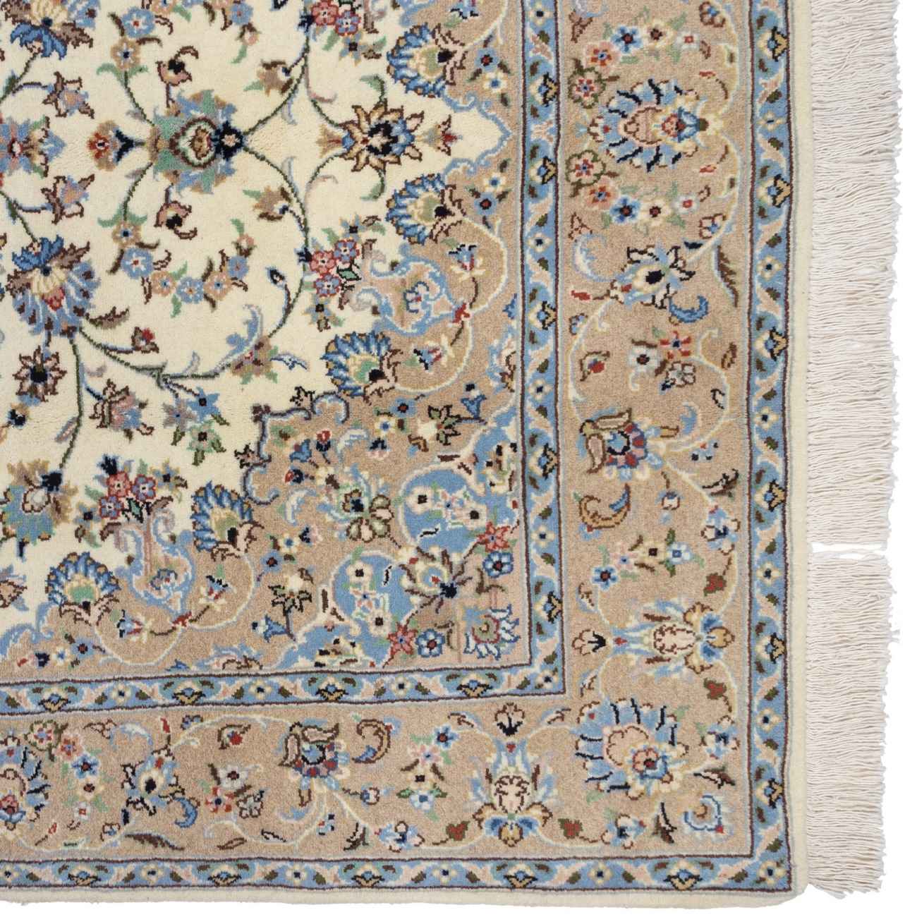 Persian Carpet with Wool Hand-Knotted Authentic in Yazd Lachak Toranj
