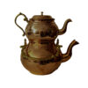 Persian Copper Double Teapot Durable and Hammered Taranom
