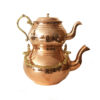 Persian Copper Double Teapot Durable and Hammered Taranom