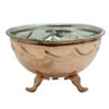 Persian Hammered Copper Footed Bowl - Model Sayeh