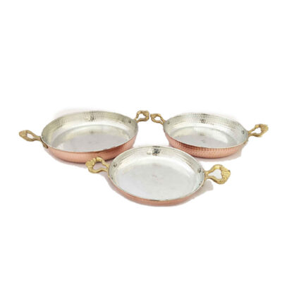 Hammered Persian Copper Frying Pan – Saman Design