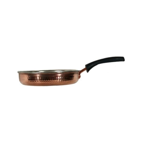 Handcrafted Persian Copper Frying Pan - Hammered Nima Design