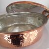 Persian Copper Sauté Pan - Hand-Hammered with Lid (Aidin Model)