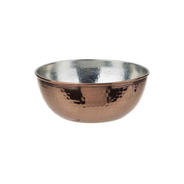 Persian Hammered & Handcrafted Copper Mixing Bowl - Adrin