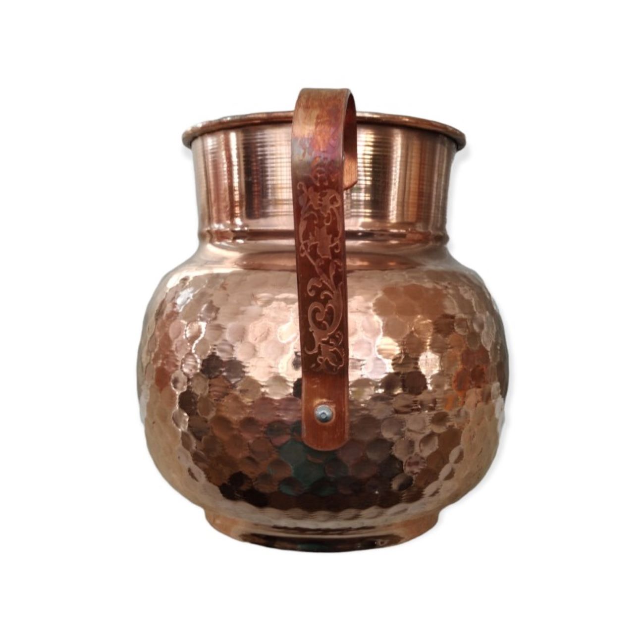 Persian Copper Pitcher Hammered Model Yekta