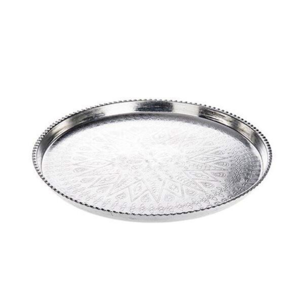 Persian Copper Serving Tray Hammered Model Hormized