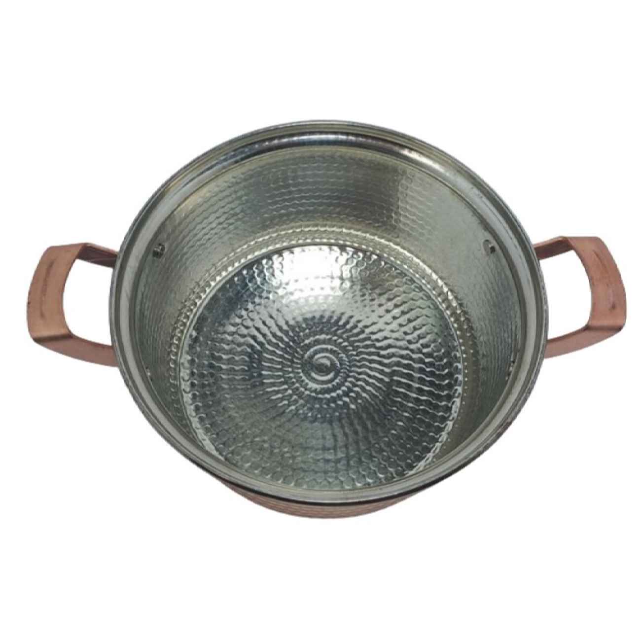 Persian Copper Stock Pot – Hammered & Handcrafted Yekta