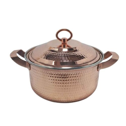 Persian Copper Stock Pot – Hammered & Handcrafted Yekta