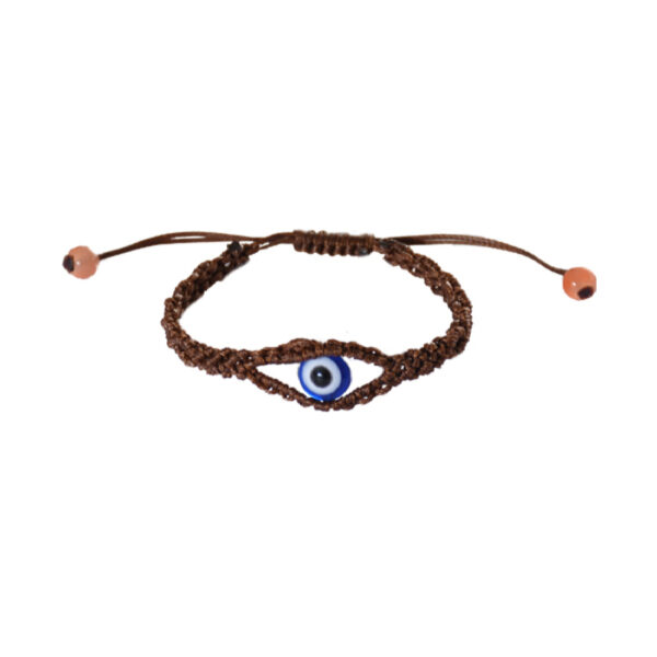 Persian Embroidered Bracelet with Evil Eye Design for Women