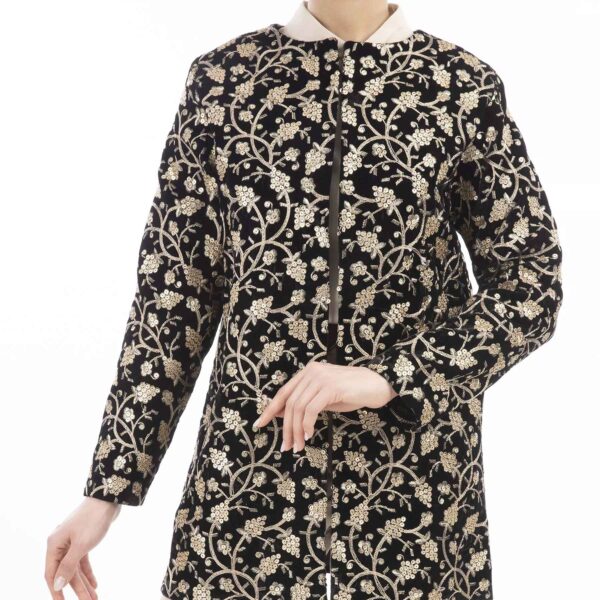 Persian Embroidered Manto for Women Model Sequin Work