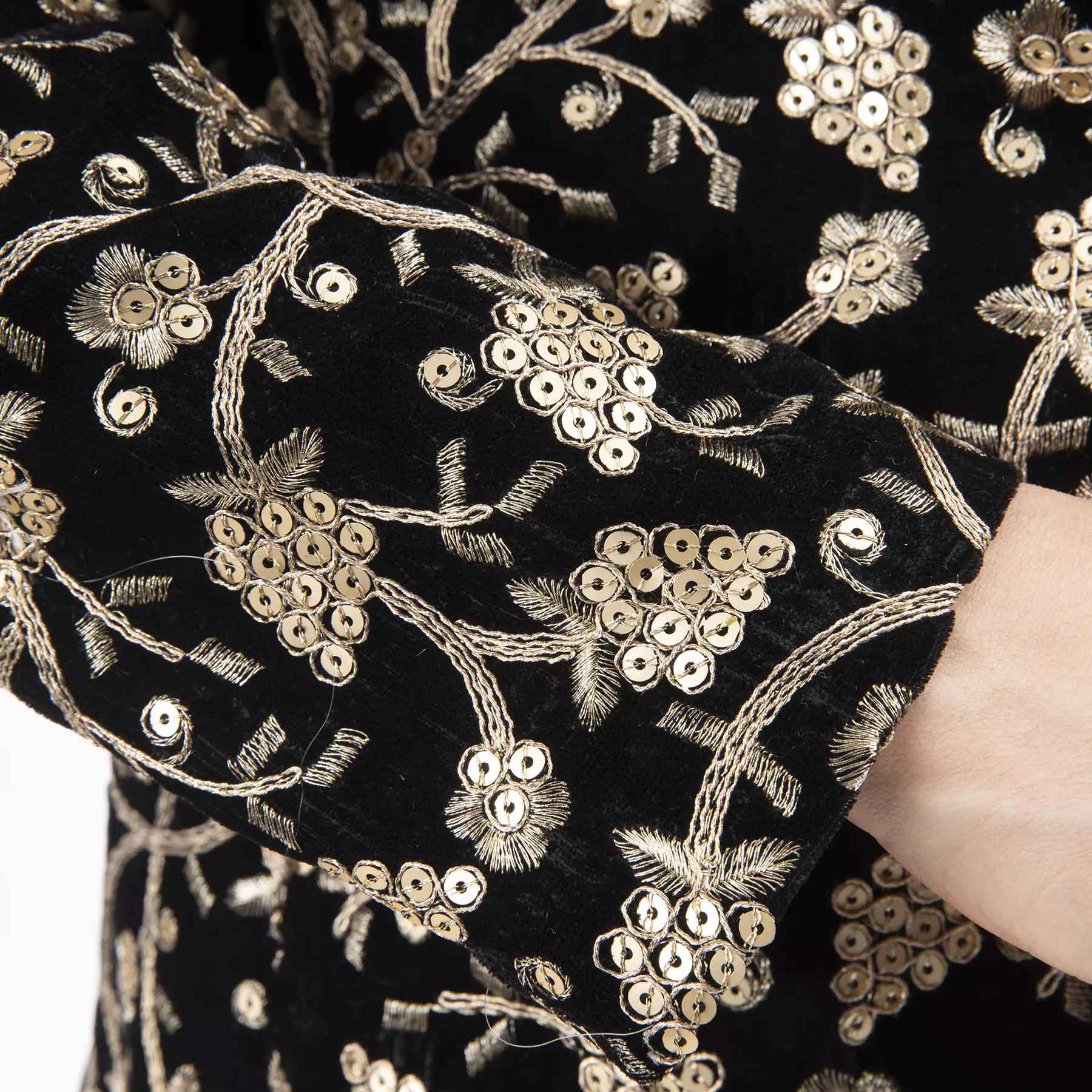 Persian Embroidered Manto for Women Model Sequin Work