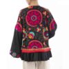 Persian Embroidered Manto for Women with Floral Design